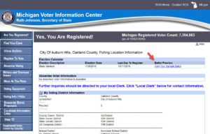 voter info